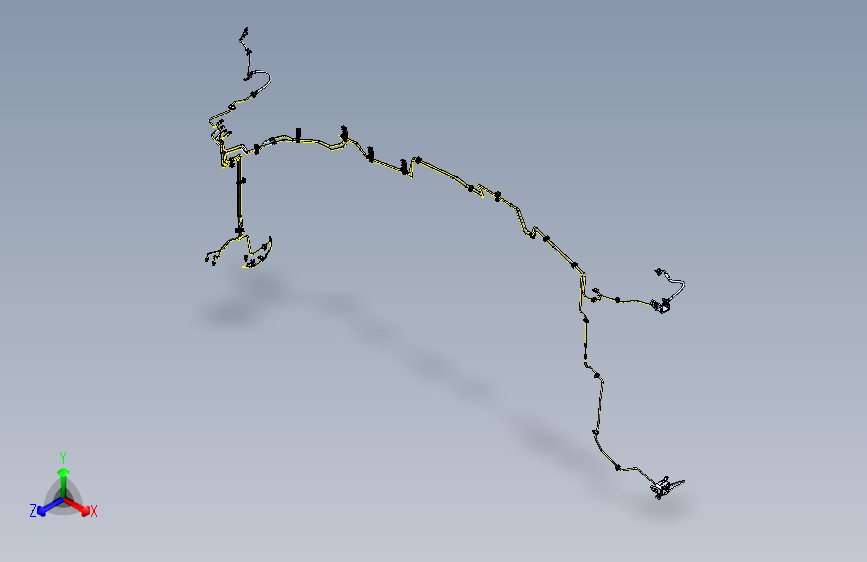 大众-途观-3506001HB_ABS制动管路装置图