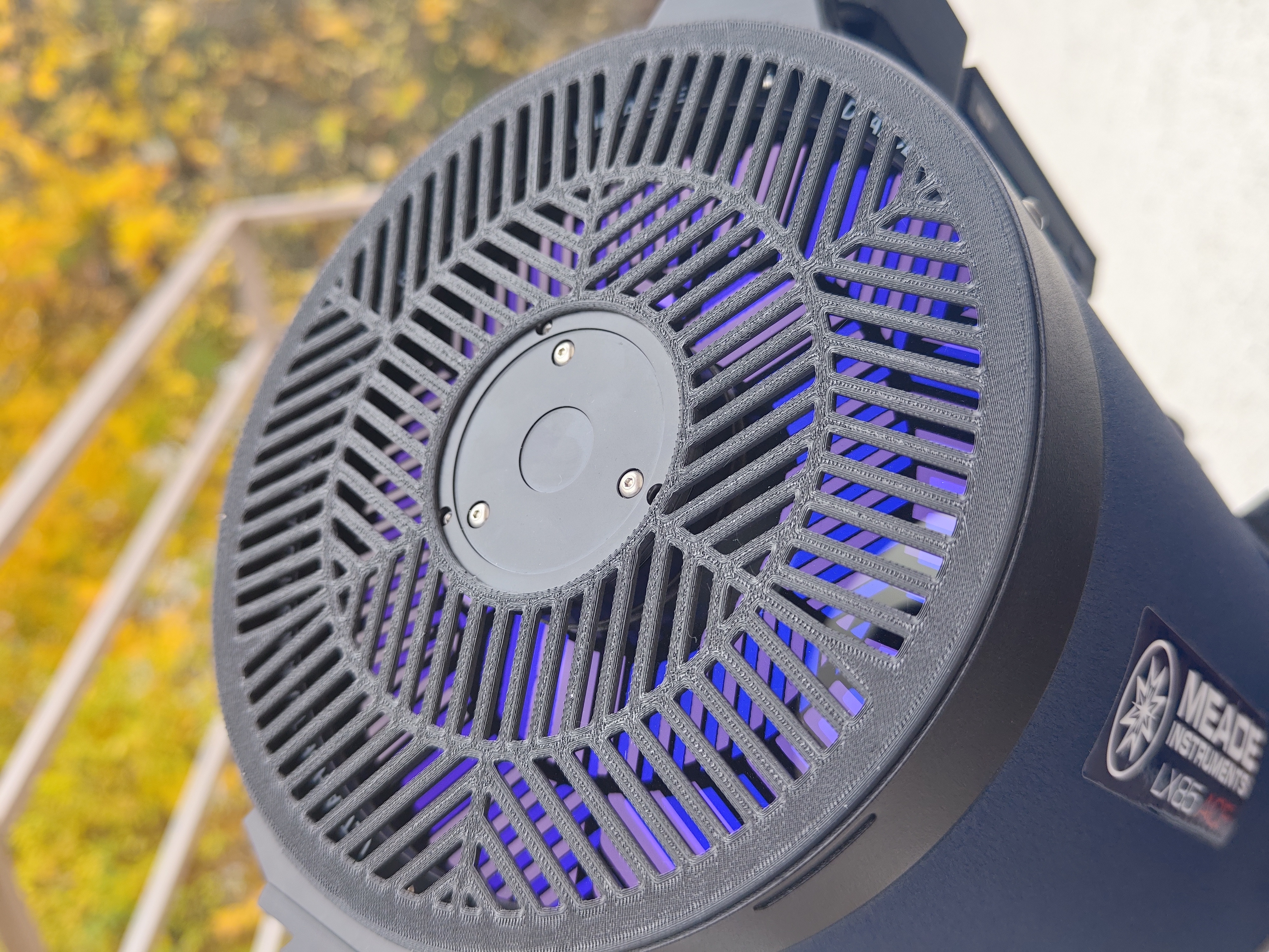 适用于Meade LX85 ACF 8英寸 F10 SCT的Tri-Bahtinov掩模