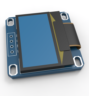 LCD SSD1306 0.96英寸 (128x64 像素)