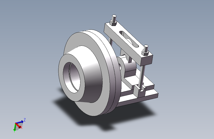 角铁式车床夹具