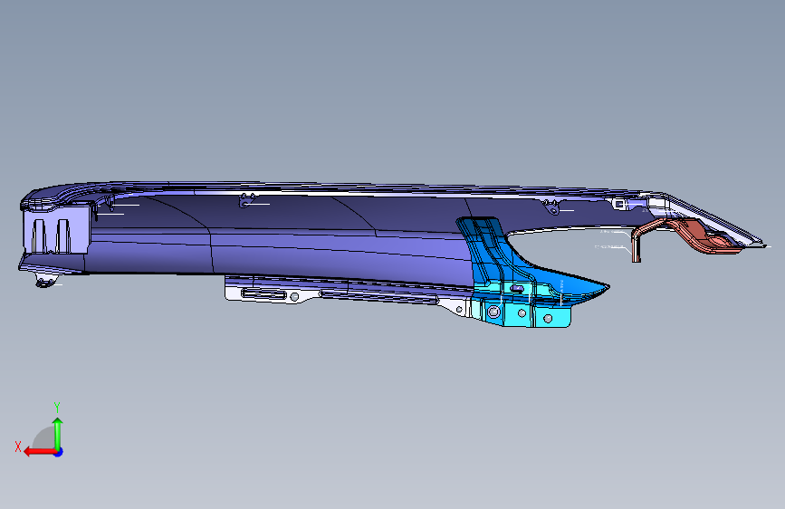现代胜达-车身-8403200X45 背面视图