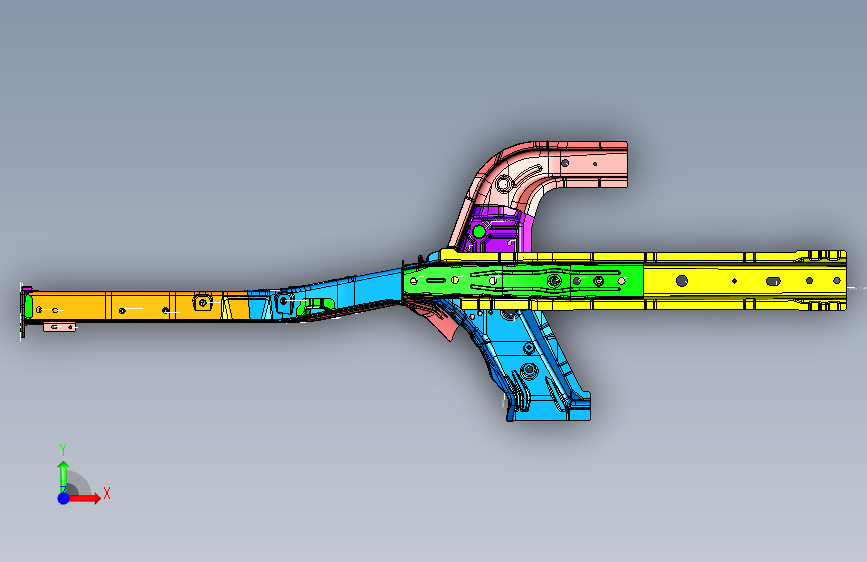 现代胜达-车身-8401100X45 正面视图
