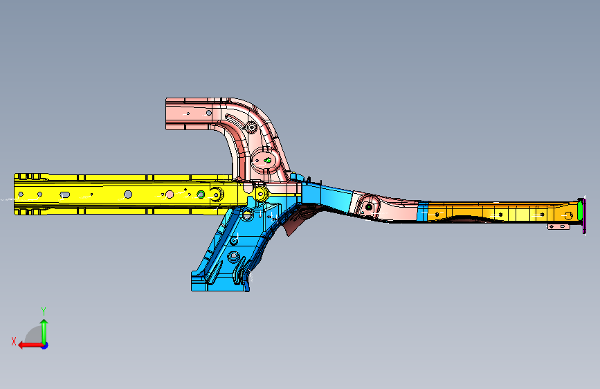 现代胜达-车身-8401100X45 背面视图