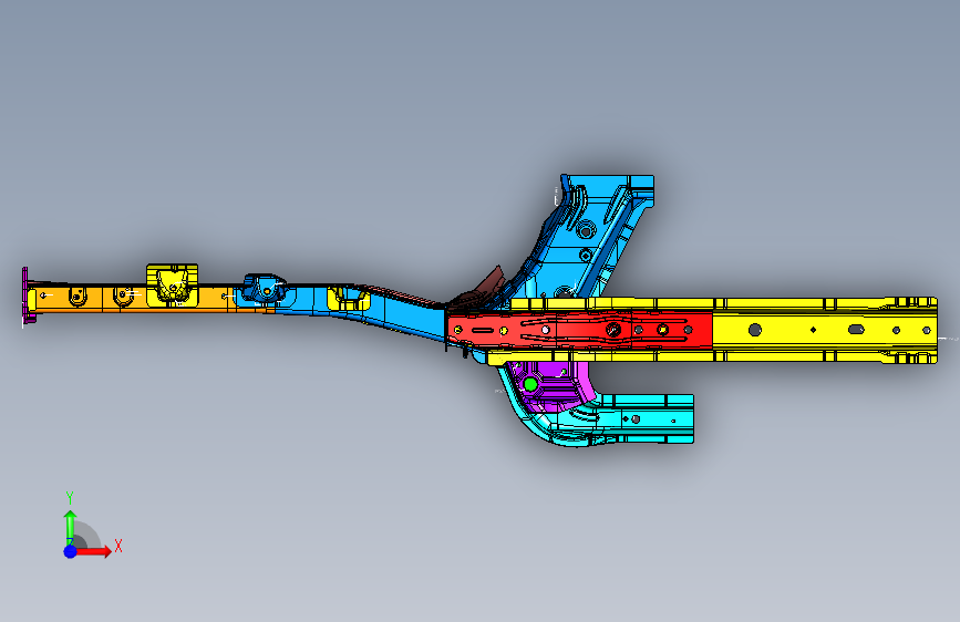 现代胜达-车身-8401200X45 正面视图