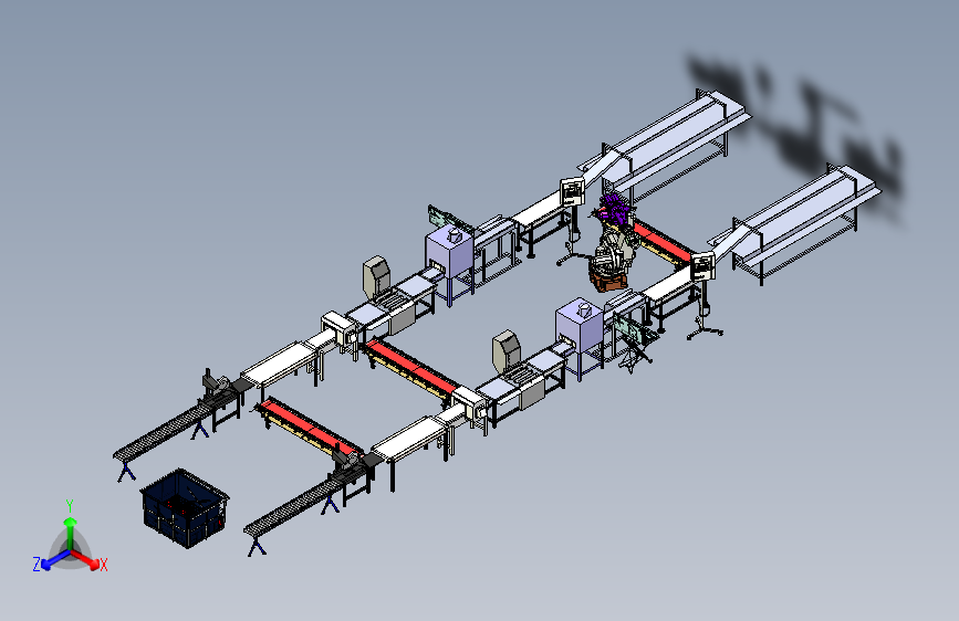 输液瓶自动化包装线