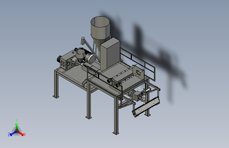 紧凑型PVC板材挤出机装配