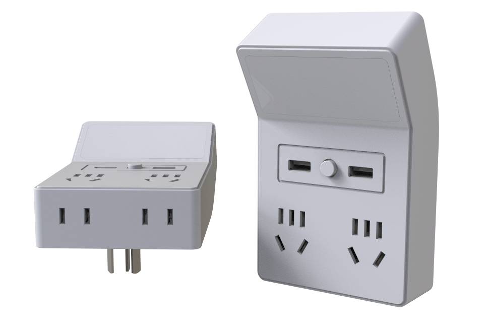 86型带夜灯转换插座