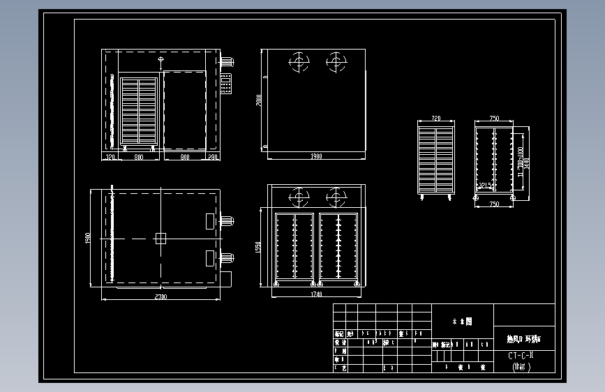 CT-C-Ⅱ(非标) 热风循环烘箱