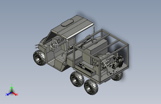 3-ATV六轮消防沙滩车