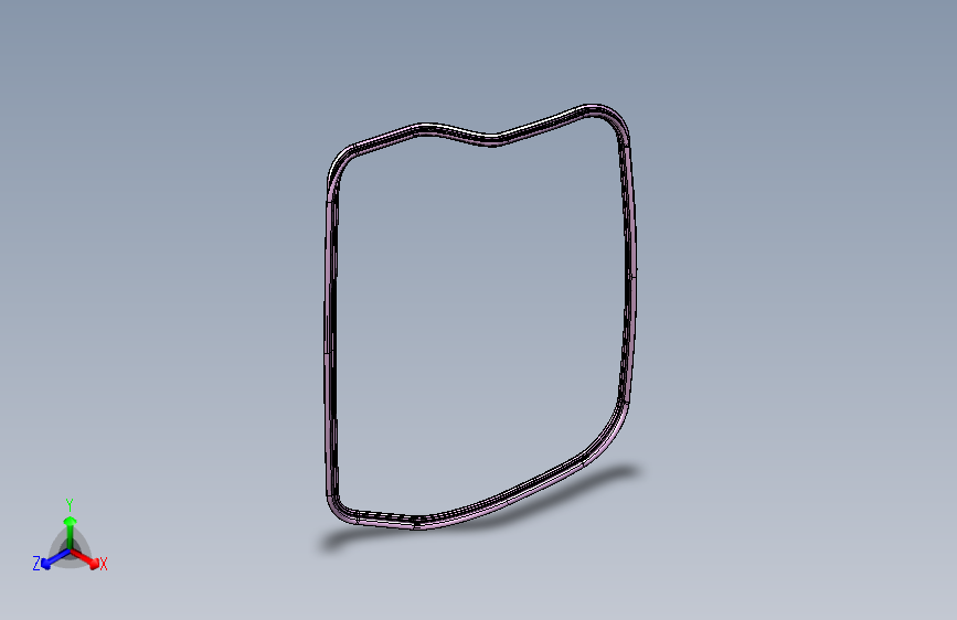 华晨金杯智尚S30 6307-后背门密封条