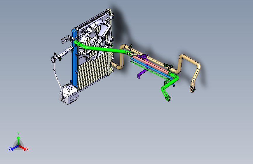 华晨鑫源X30 1300-冷却系统装置