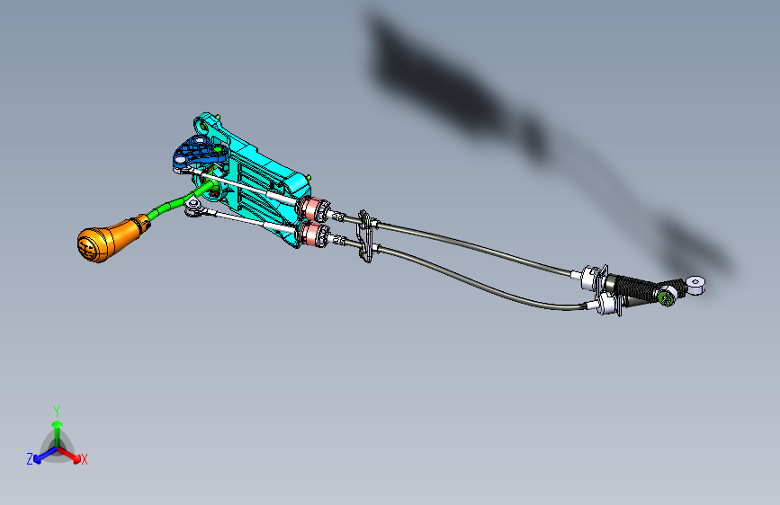 华晨鑫源X30 1700-变速操纵机构装置