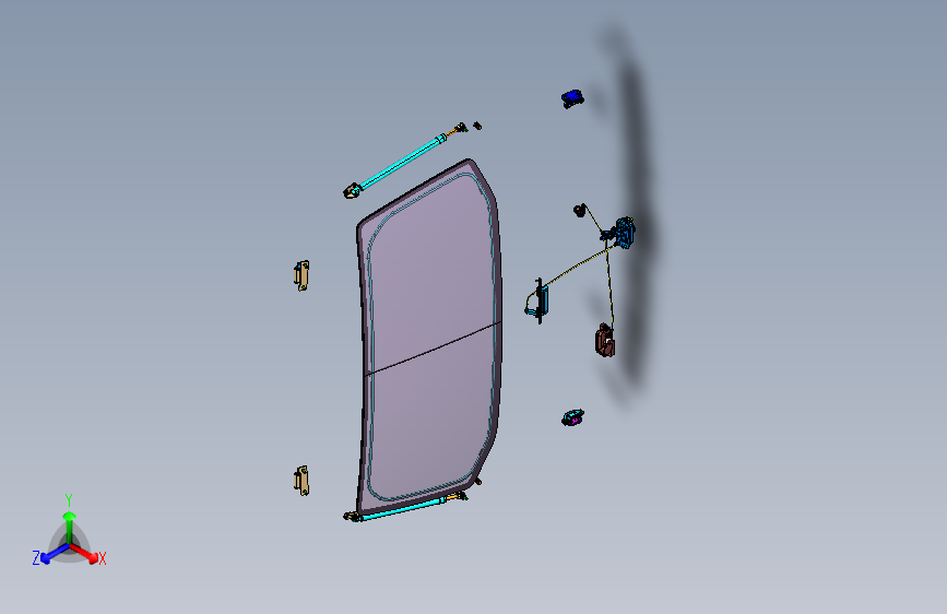 华晨鑫源X30 背门附件
