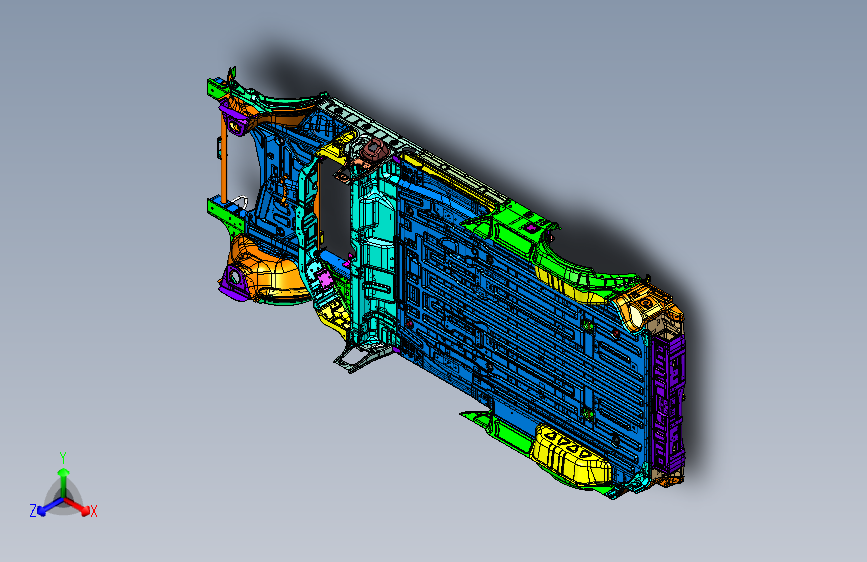 华晨鑫源X30 X30-5010000-白车身骨架总成