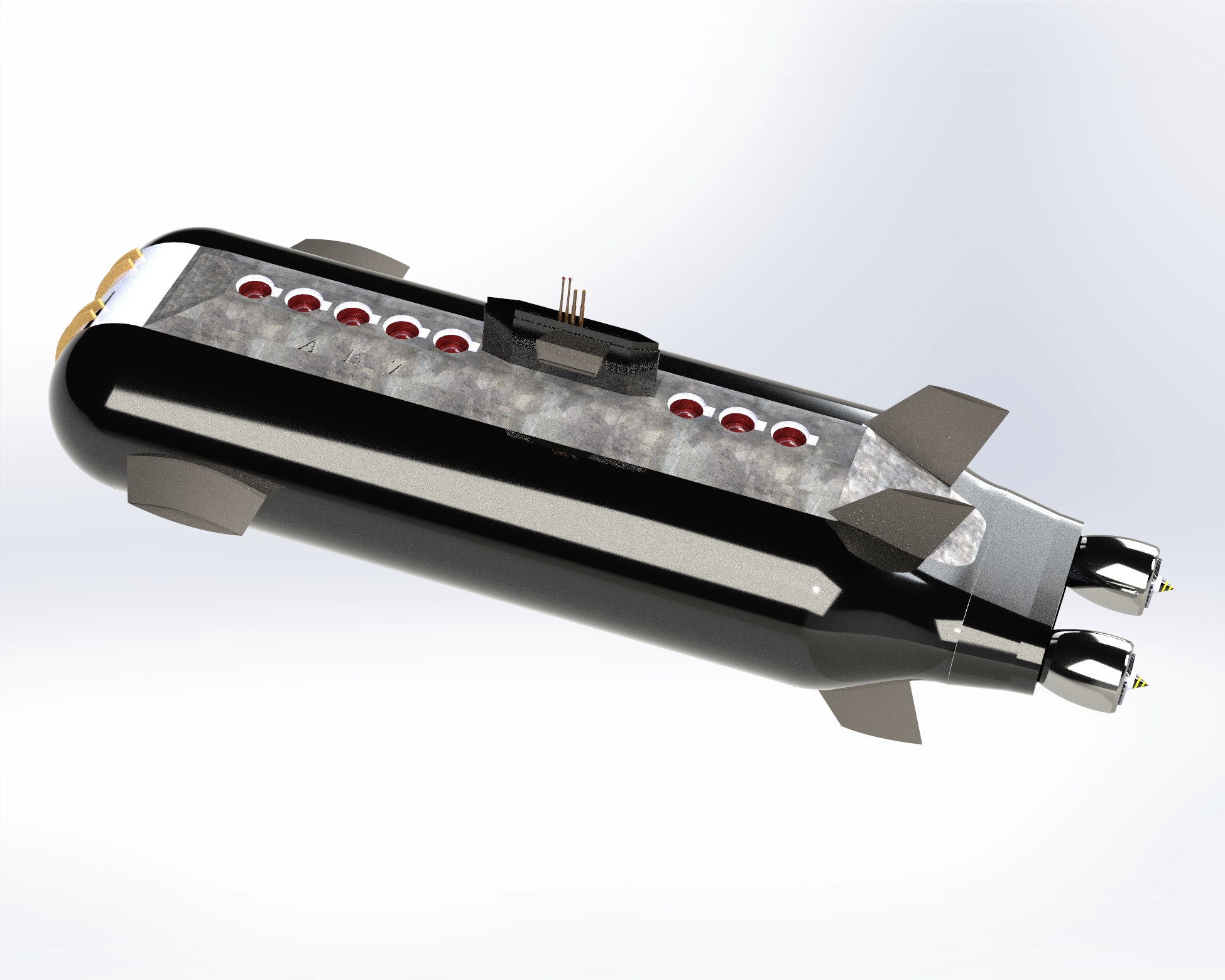 潜水艇水下机器人