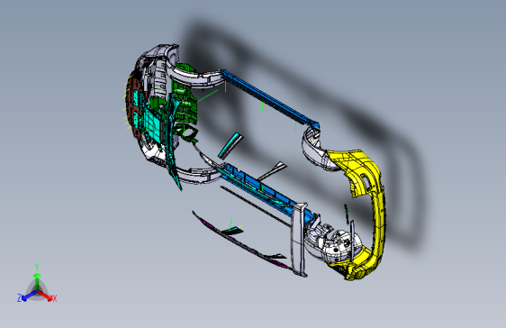 华泰圣达菲 内外饰 B35-1外饰数模