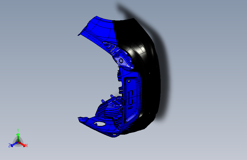 江淮-iEV5 2804001X1100后保险杠装置