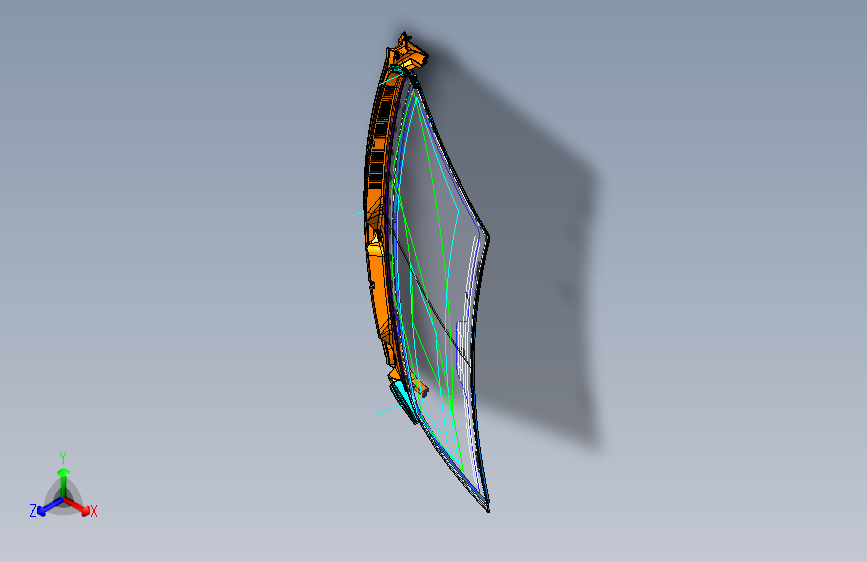 江淮-iEV5 5206001U8710前风窗玻璃及密封条装置
