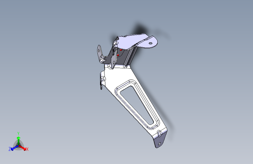 康迪K17电动车 -前围上盖板及前围上盖板连接板总成