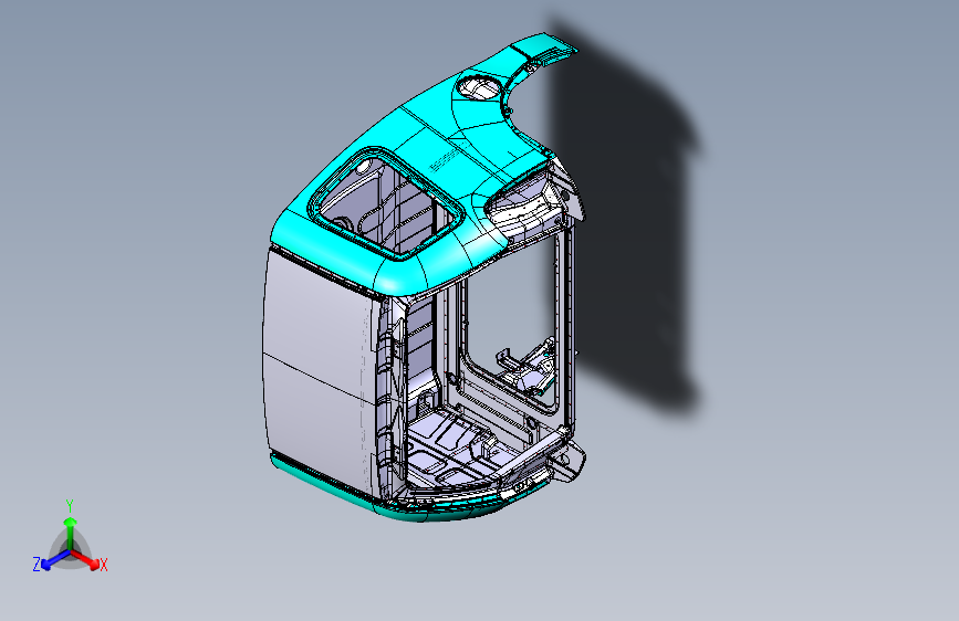 康迪K17电动车 -货箱总成