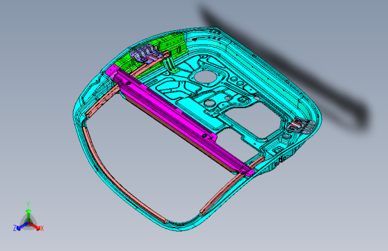 康迪K17电动车 -右前车门总成