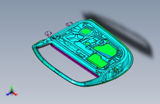 康迪K17电动车 -左前车门总成