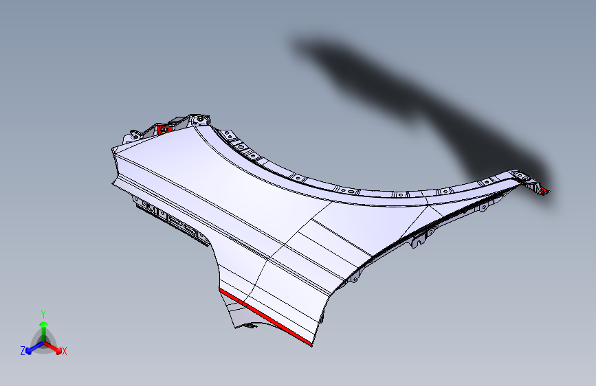 威马EX5 -右翼子板总成CD02001