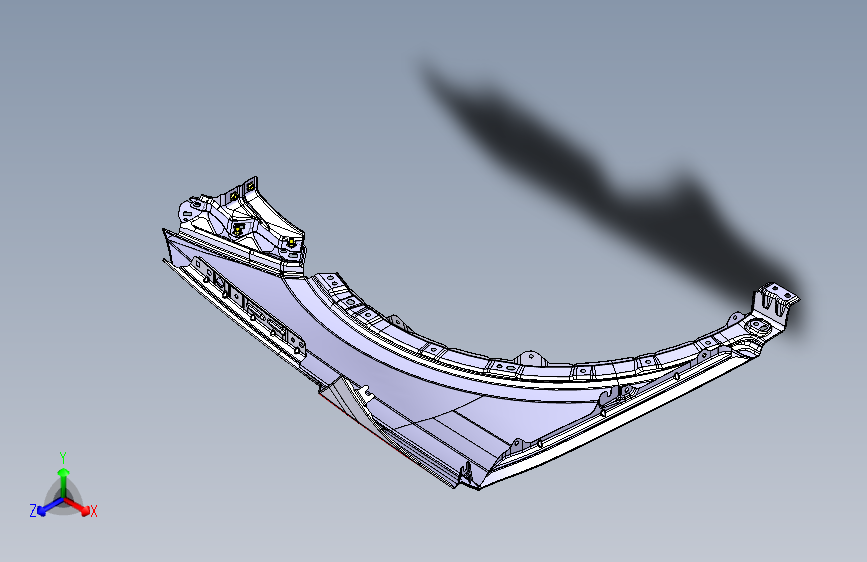 威马EX5 -左翼子板总成CD01001