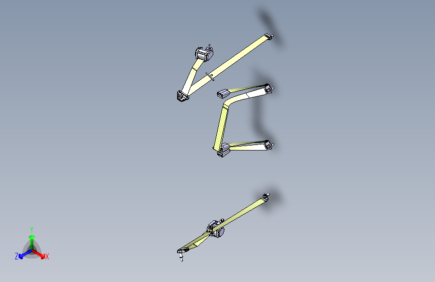 五菱宏光 -后安全带组