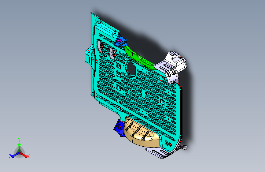 五菱宏光 -后地板总成-BM-CL220-FA01