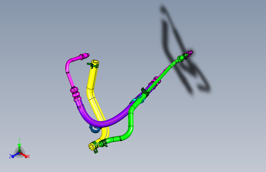五菱宏光 -转向管路分组
