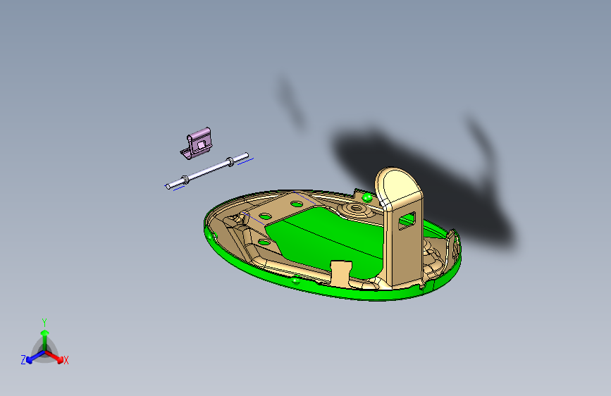 长安 CS35 -加油盖总成带开启机构