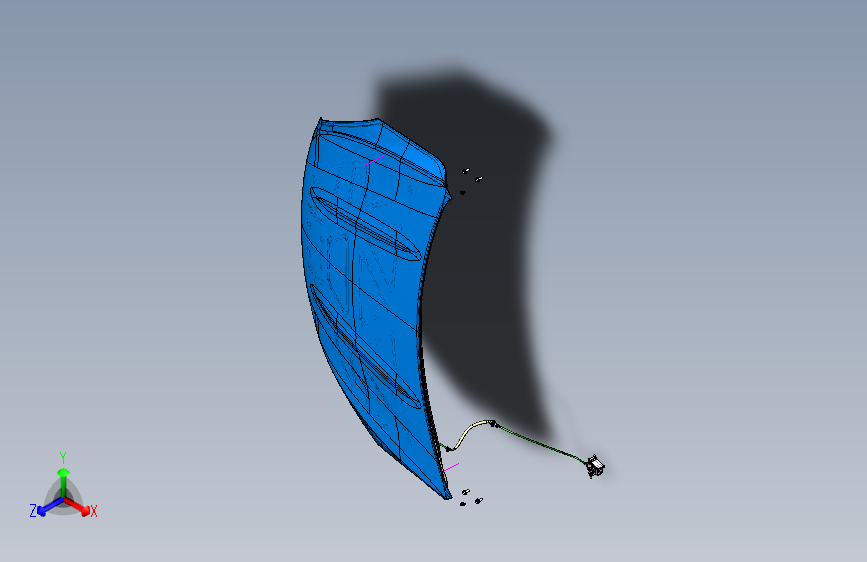 长安 CS35 -前罩总成带开启机构
