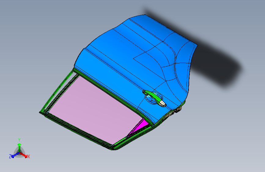 长安 CS35 -右后门总成带开启机构