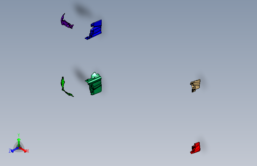 长安之星S460 -1XJ1645310001-S460(车身外饰系统)