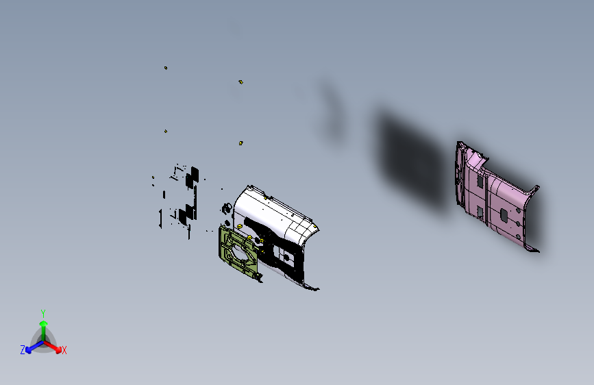 长安尊行G501 -顶棚护面装置-AU01