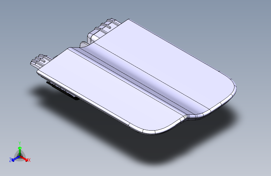 长安尊行G501 -拉门中滑道末端固定块总成