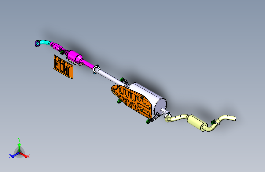 长安尊行G501 -排气系统