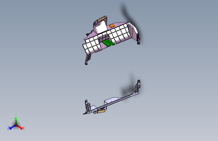 长安尊行G501 -散热器导流板装置