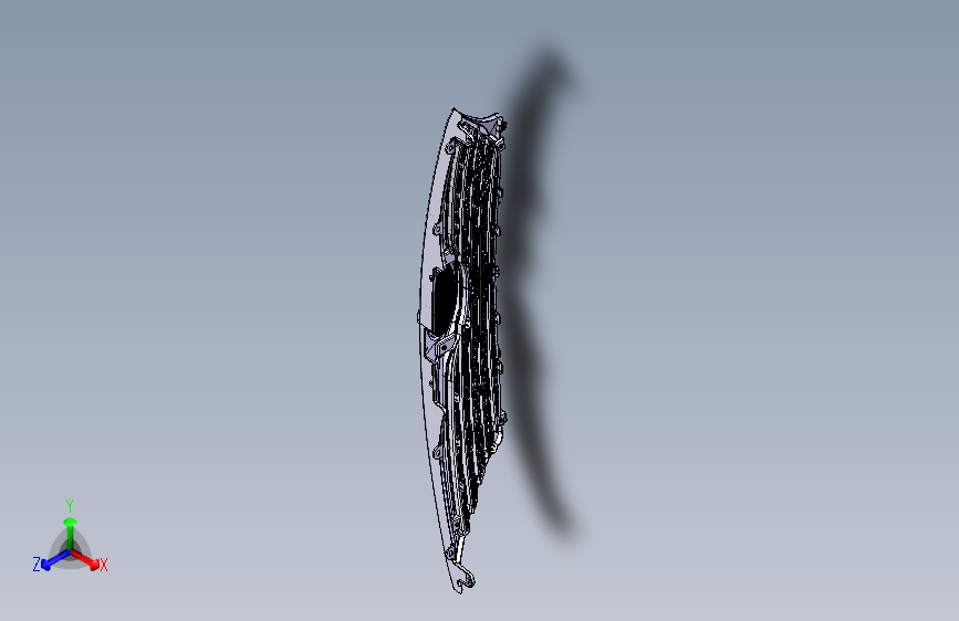 长安尊行G501 -前隔栅装置