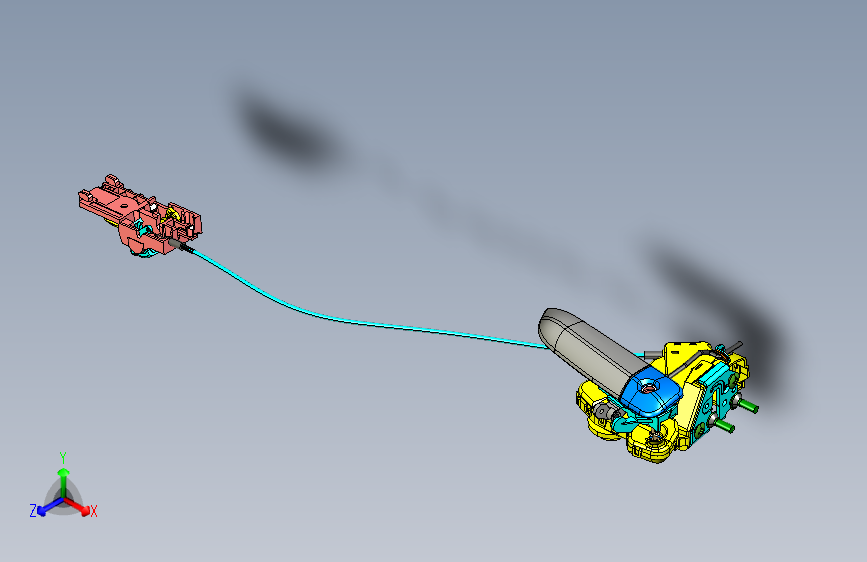 长安尊行G501 -右前门门锁装置