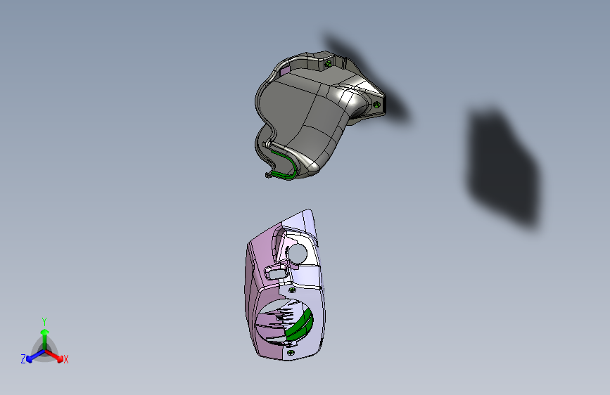 长安尊行G501 -转向管柱护板装置