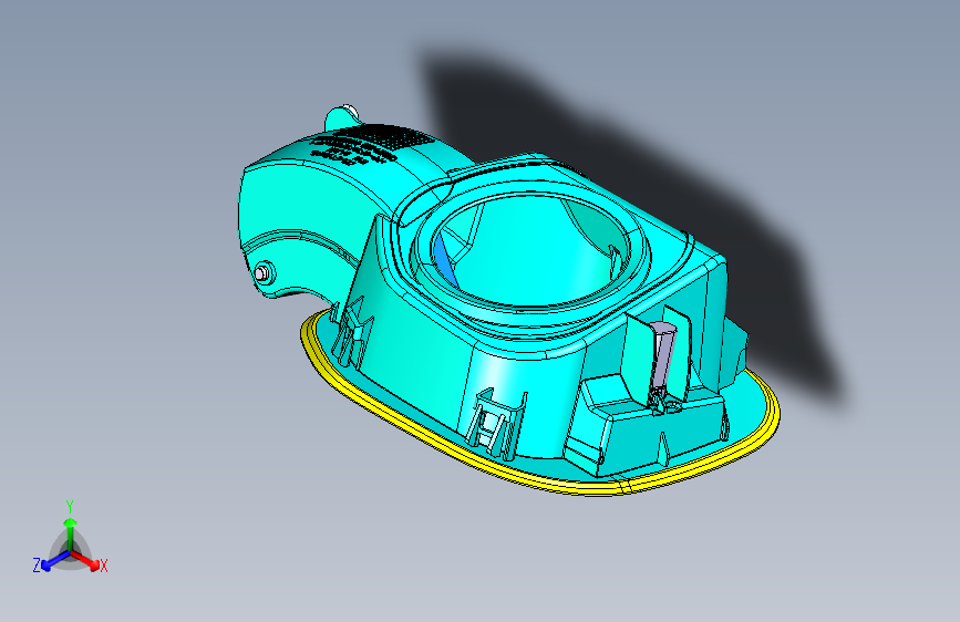 长城 VV7 -CHB071-eAD-充电口盖总成