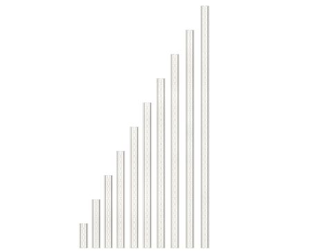 标准DIN导轨35×7.5（帽型）用于电气和自动化安装。