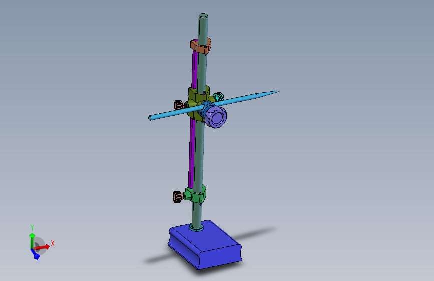 01高度测量仪尺 STP