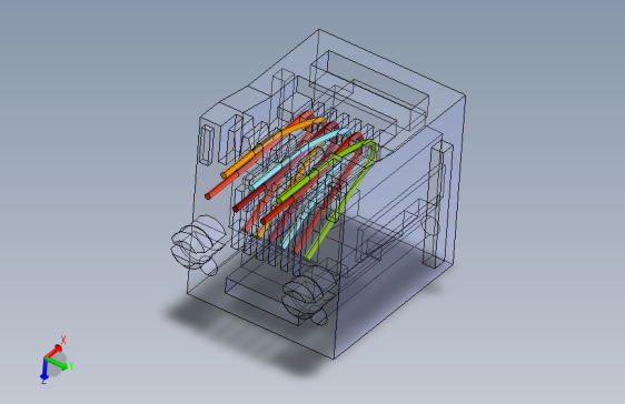 04RJ11电话线连接器 6针脚-STP