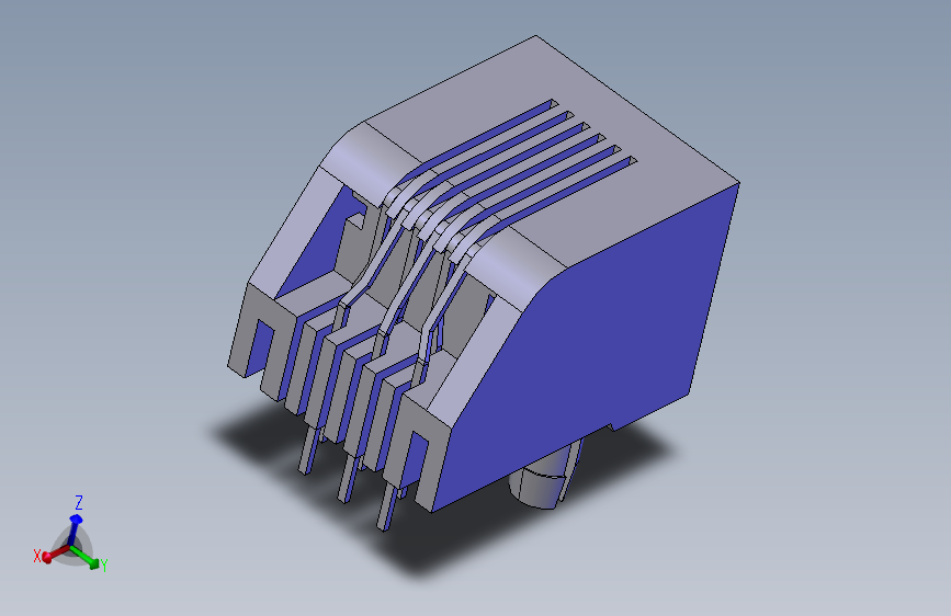 02RJ11电话线连接器 6针脚-STP