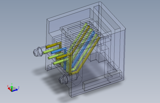 03RJ11电话线连接器 6针脚-STP