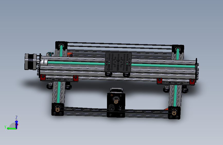 16滑台位移平台 XY线性轨道-STP