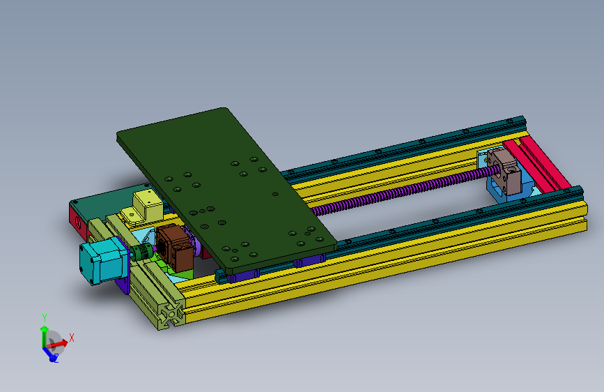 10滑台位移平台 XY线性轨道-STP